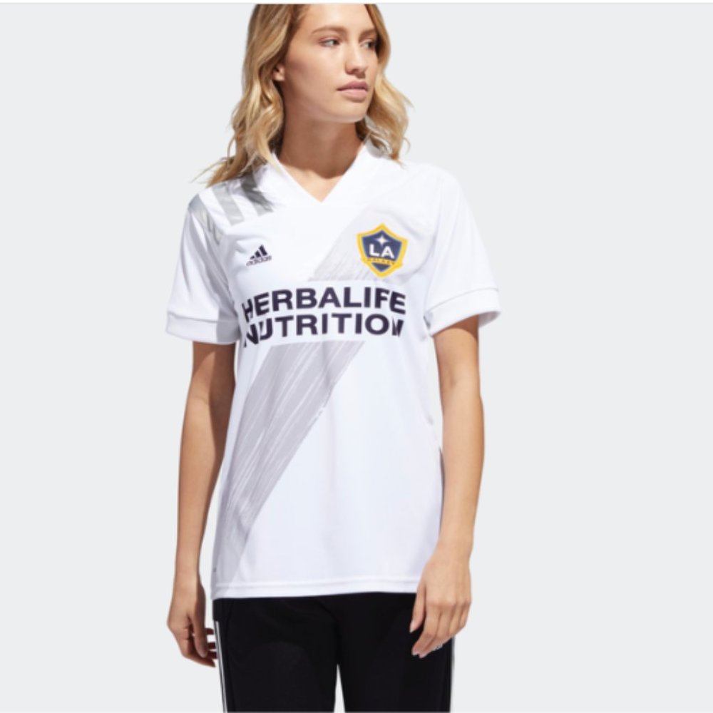 Adidas Women's Los Angeles Galaxy '20 Primary Jersey  Large White NWT